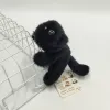 Very precious, soft and fragrant, black cat magnetic refrigerator sticker, plush doll, toy table companion doll, cute and fun, ideal for gifting, magnetic plush doll, switch decoration, home cute wall-mounted style Application Scenario